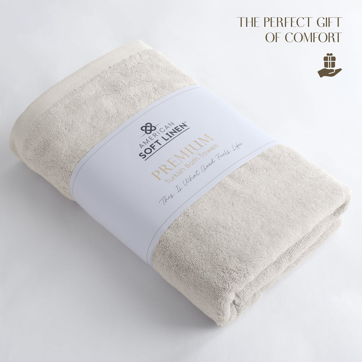 SIENA Turkish Cotton Jumbo Bath Towel Set – 700 GSM, 30 x 56", 2-Piece