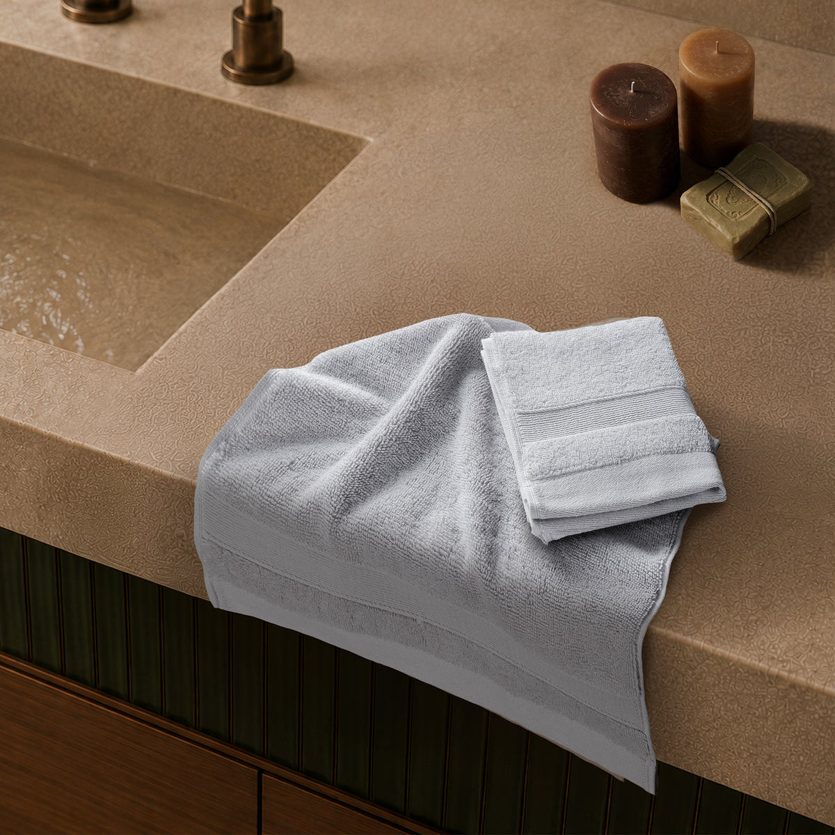 SIENA Wholesale Luxury Turkish Cotton Washcloths – 700 GSM, Case Pack of 120