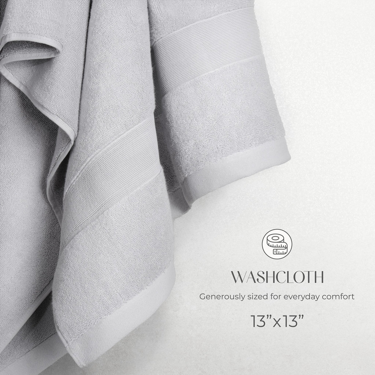 SIENA Wholesale Luxury Turkish Cotton Washcloths – 700 GSM, Case Pack of 120