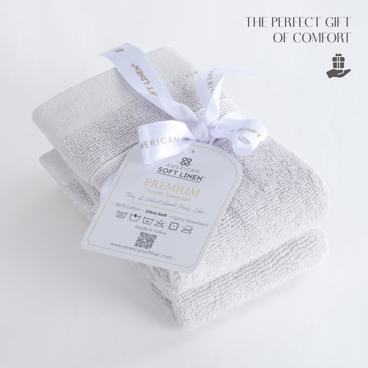 SIENA Wholesale Luxury Turkish Cotton Washcloths – 700 GSM, Case Pack of 120