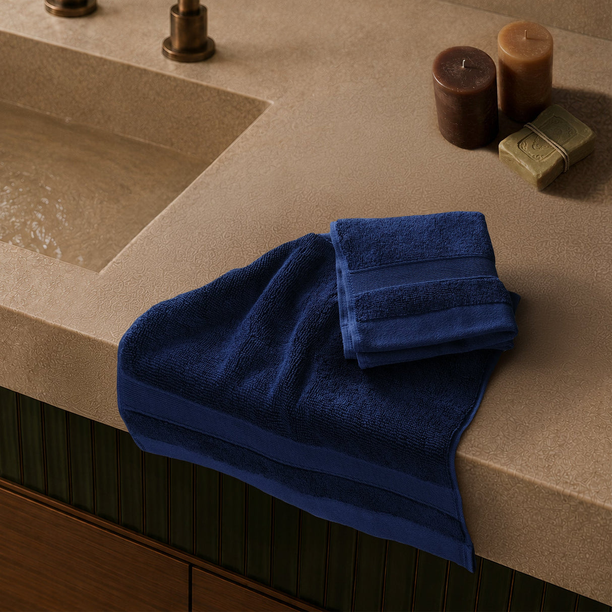 SIENA Wholesale Luxury Turkish Cotton Washcloths – 700 GSM, Case Pack of 120