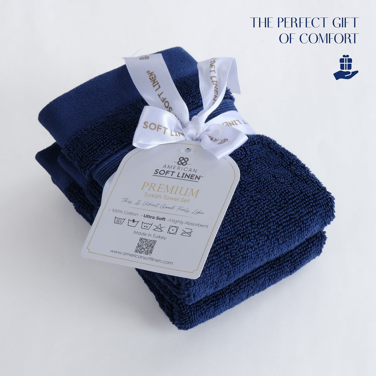 SIENA Wholesale Luxury Turkish Cotton Washcloths – 700 GSM, Case Pack of 120