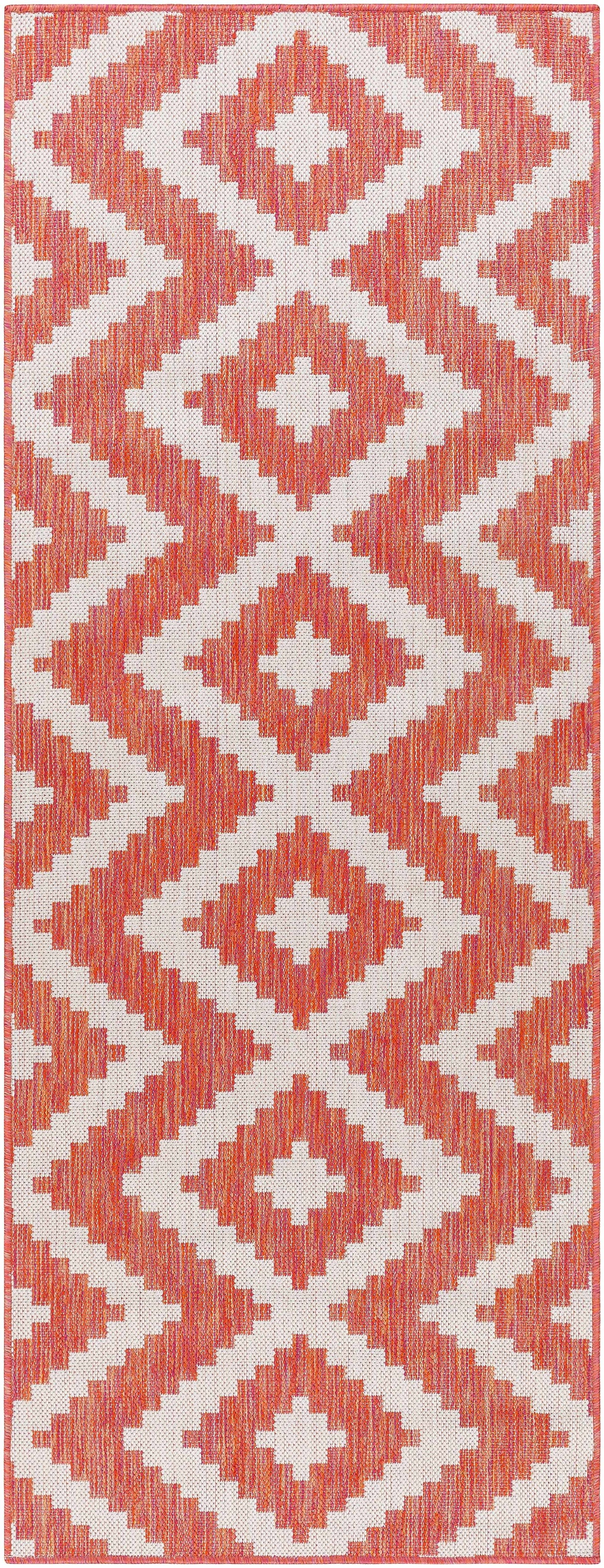 Anke Orange Area Rug - Clearance