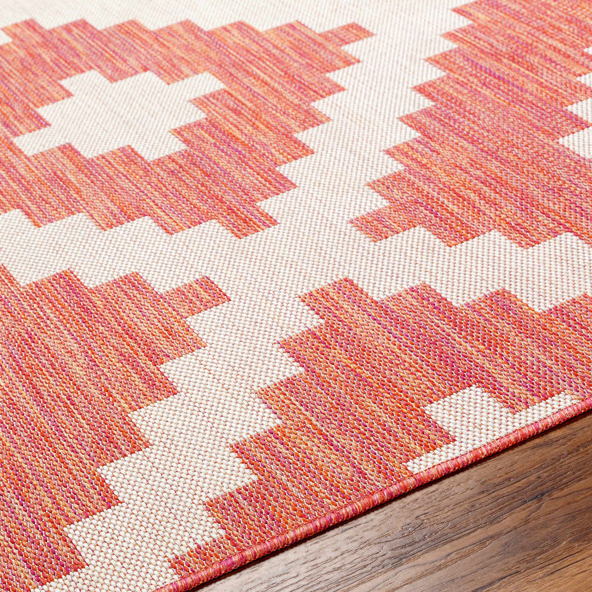 Anke Orange Area Rug - Clearance