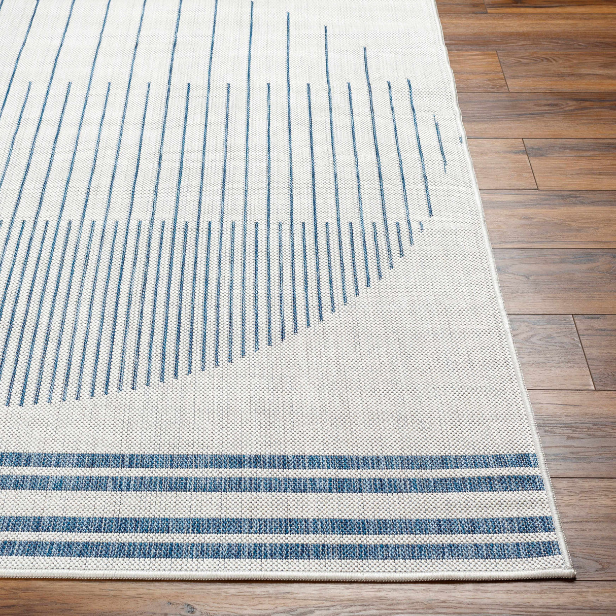 Aviya Blue & Gray Area Rug - Clearance