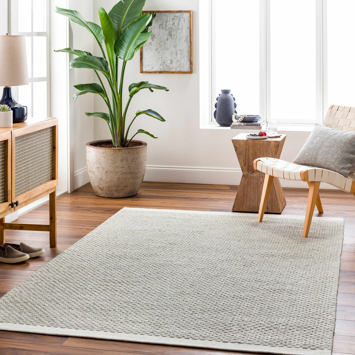 Light Brown Emlen Area Rug - Clearance