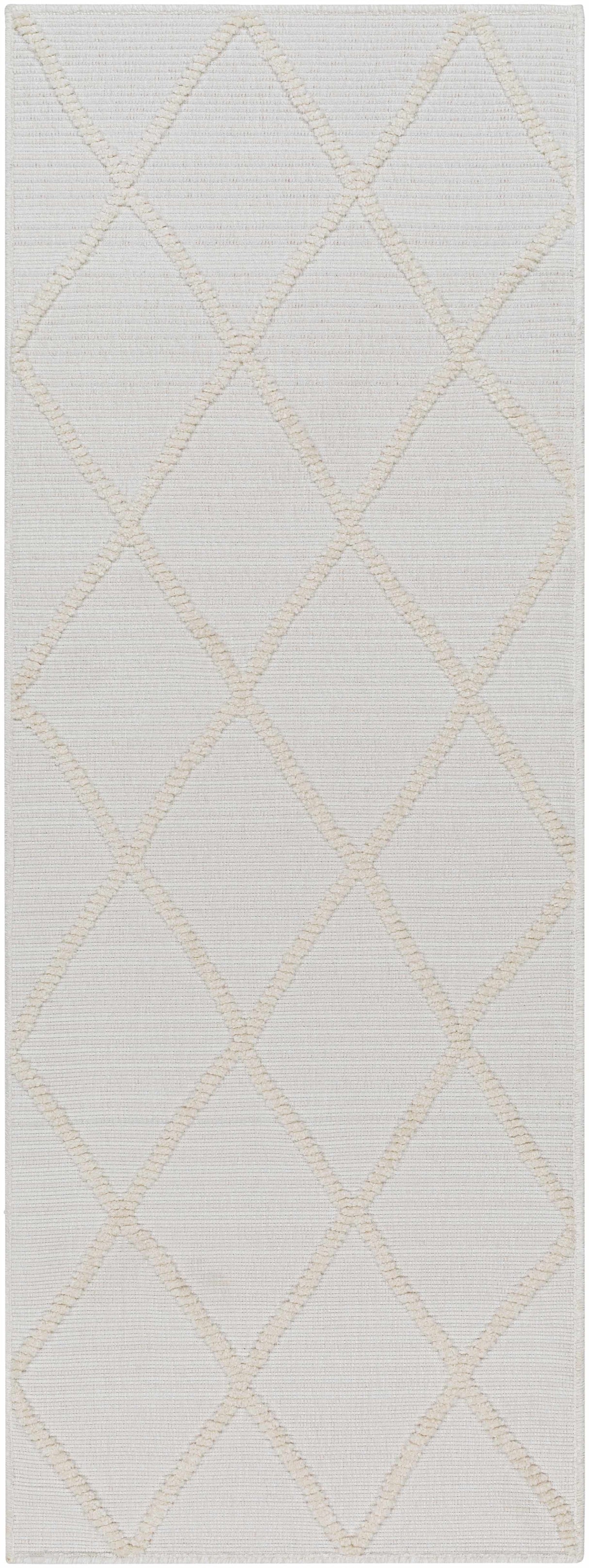 Amani White Washable Rug - Clearance