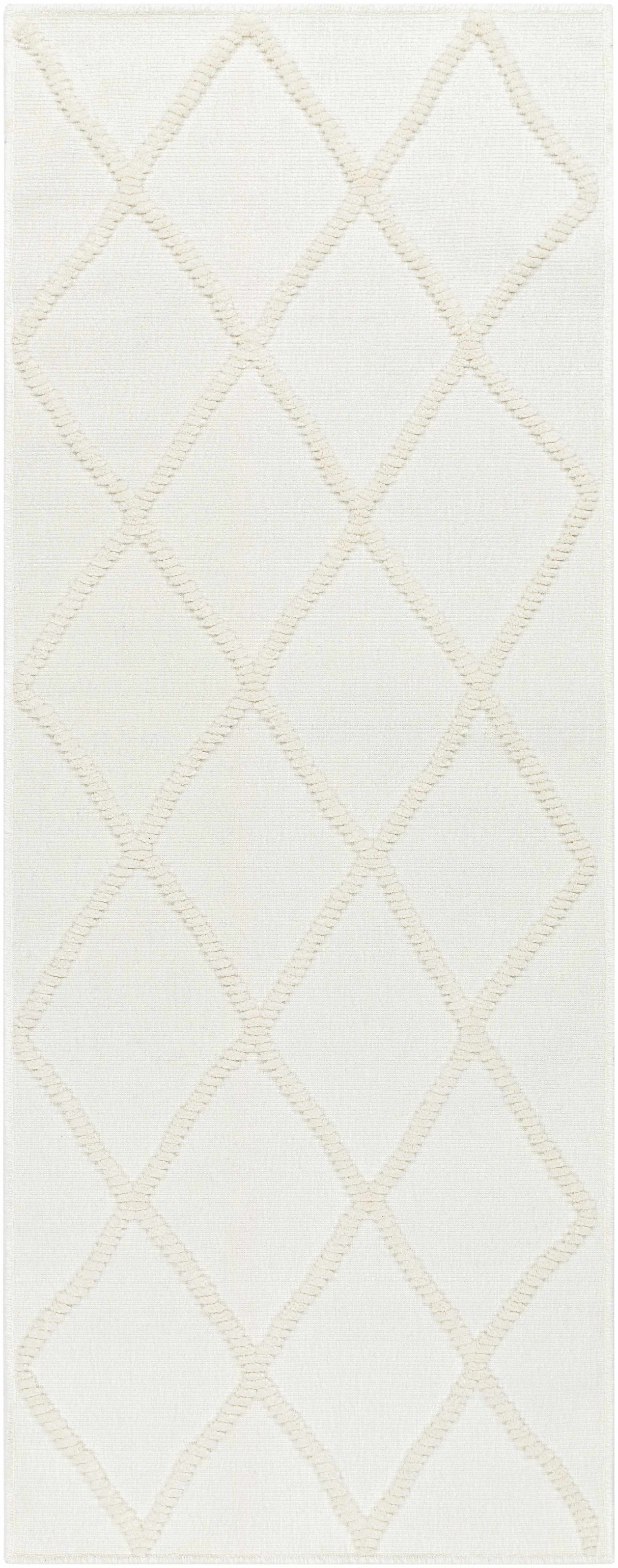 Amani White Washable Rug - Clearance