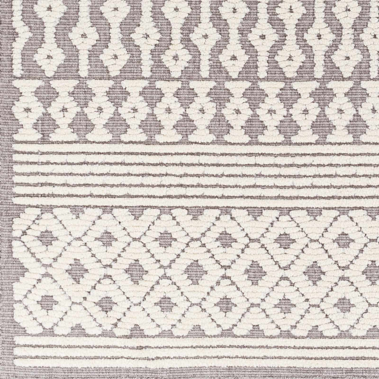Drago Gray 3D Area Rug - Clearance