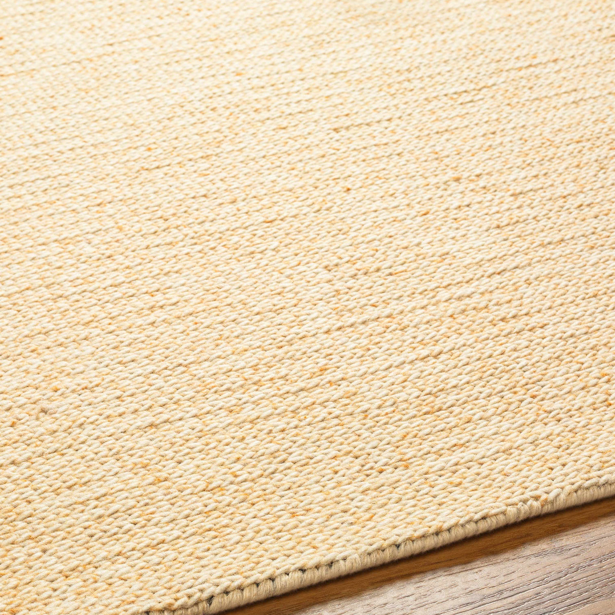 Alyra Yellow Solid Area Rug - Clearance