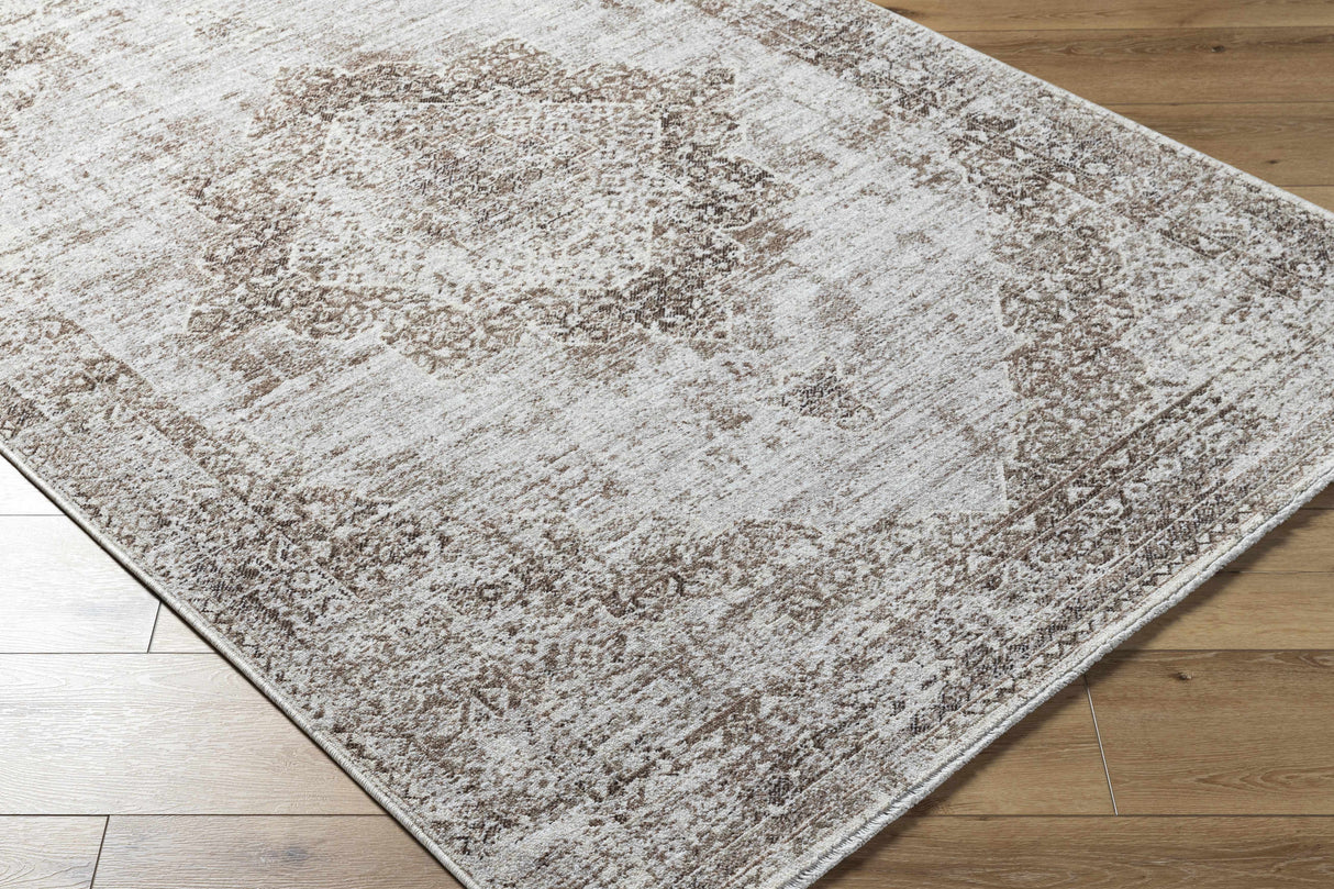 Kosta Beige Medallion Area Rug - Clearance