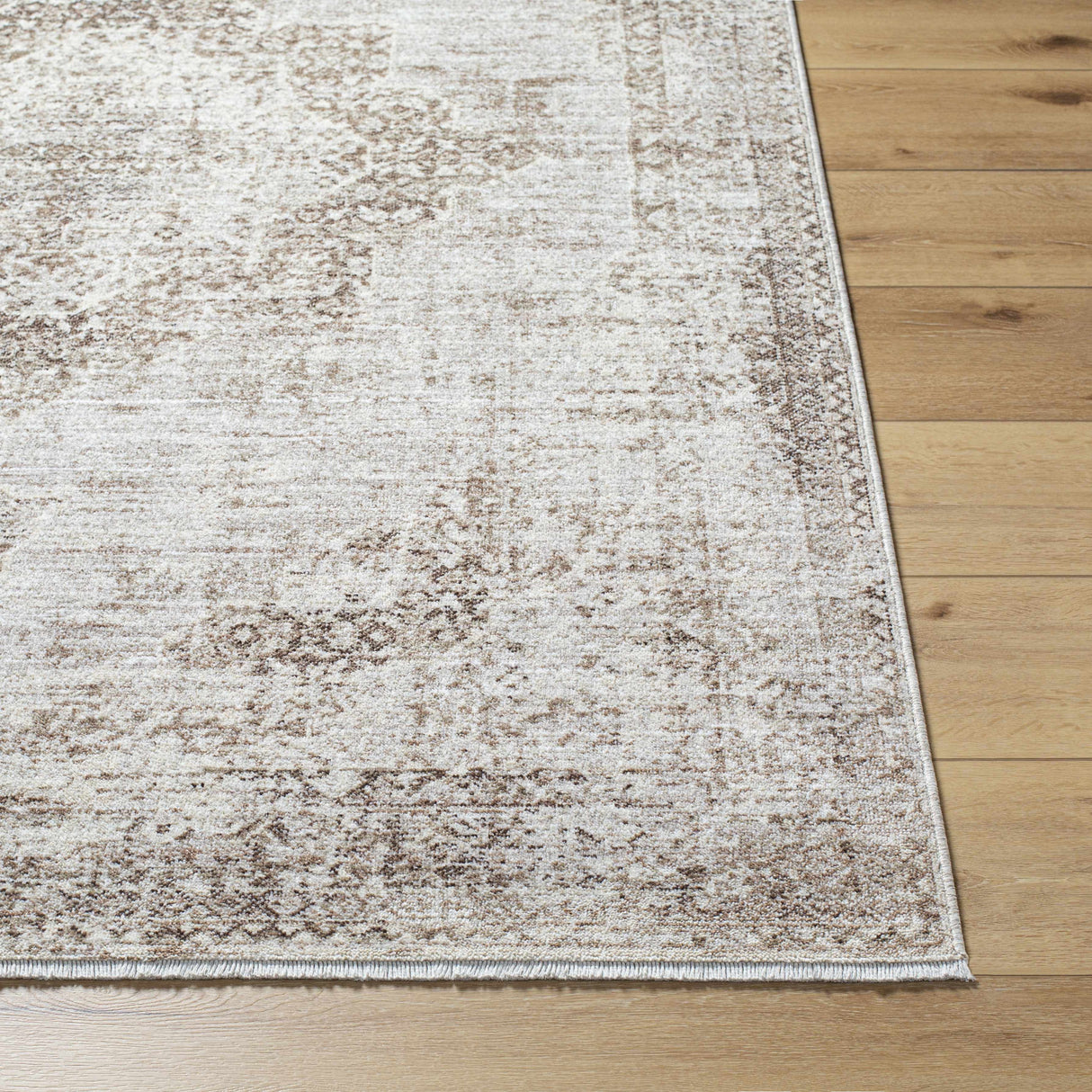Kosta Beige Medallion Area Rug - Clearance