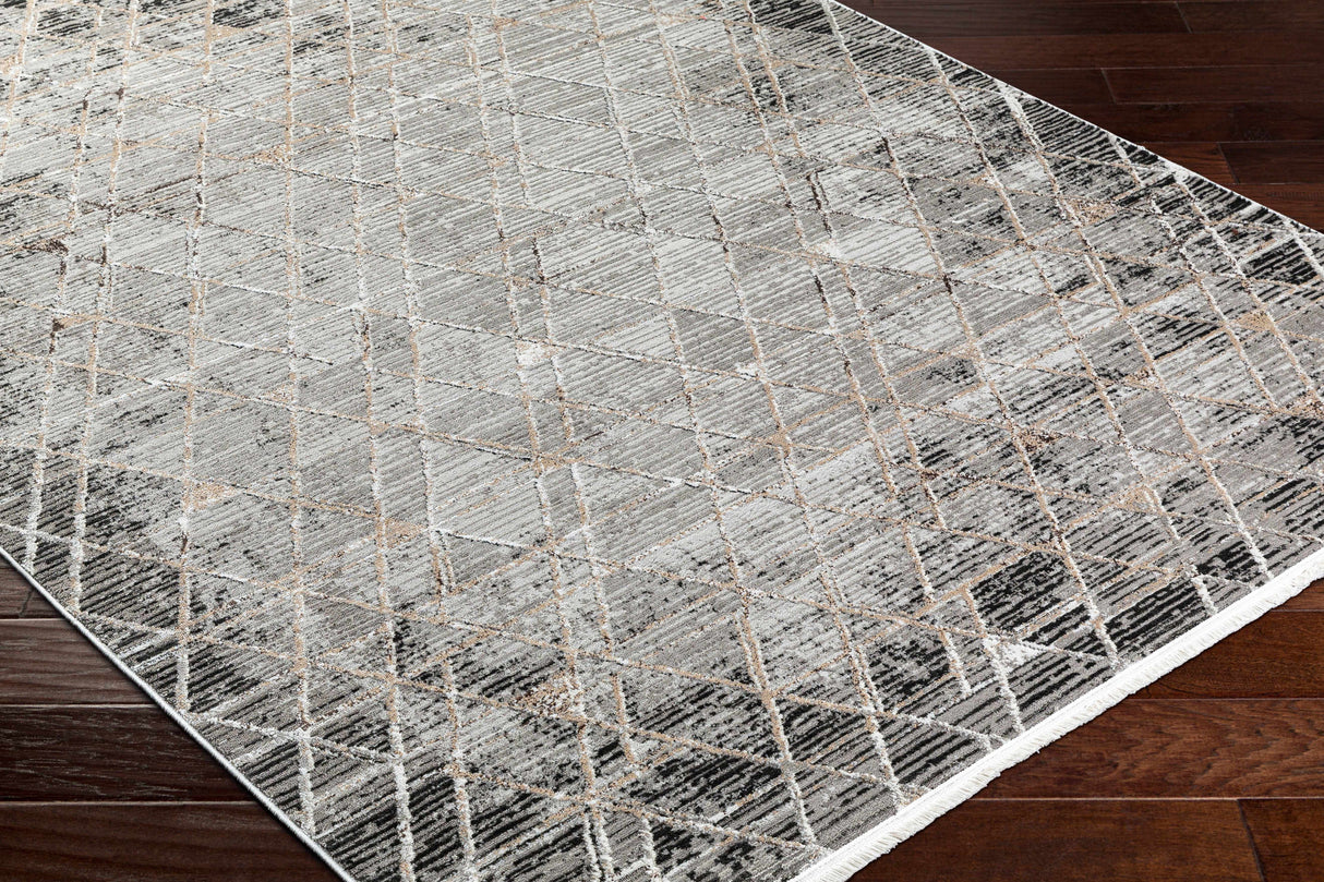 Luol Gray Area Rug - Clearance