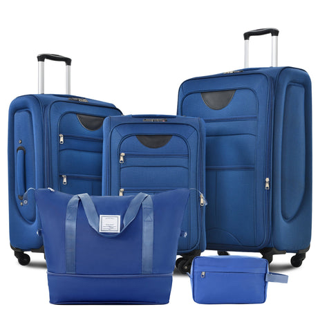 Softside-Luggage-Expandable-3-Piece-Set-Suitcase-with-Duffel-Bag-Luggage-Sets