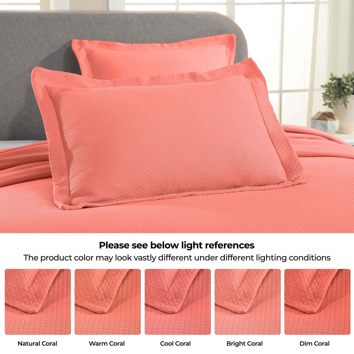 Solitaire Jacquard Matelassé Cotton Diamond Solitaire Bedspread Set - Bedspread by Superior Brand