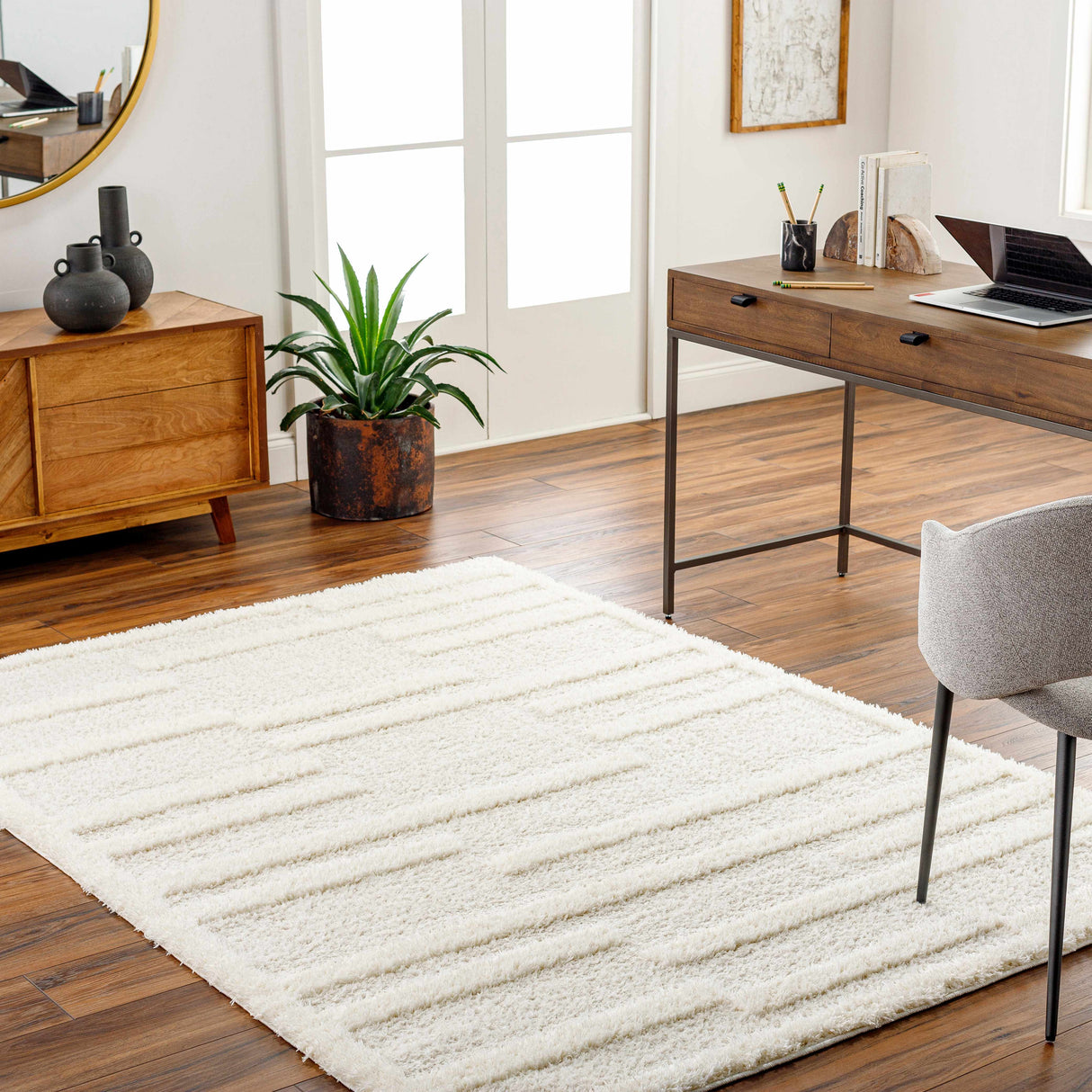 Imani Off White Area Rug - Clearance
