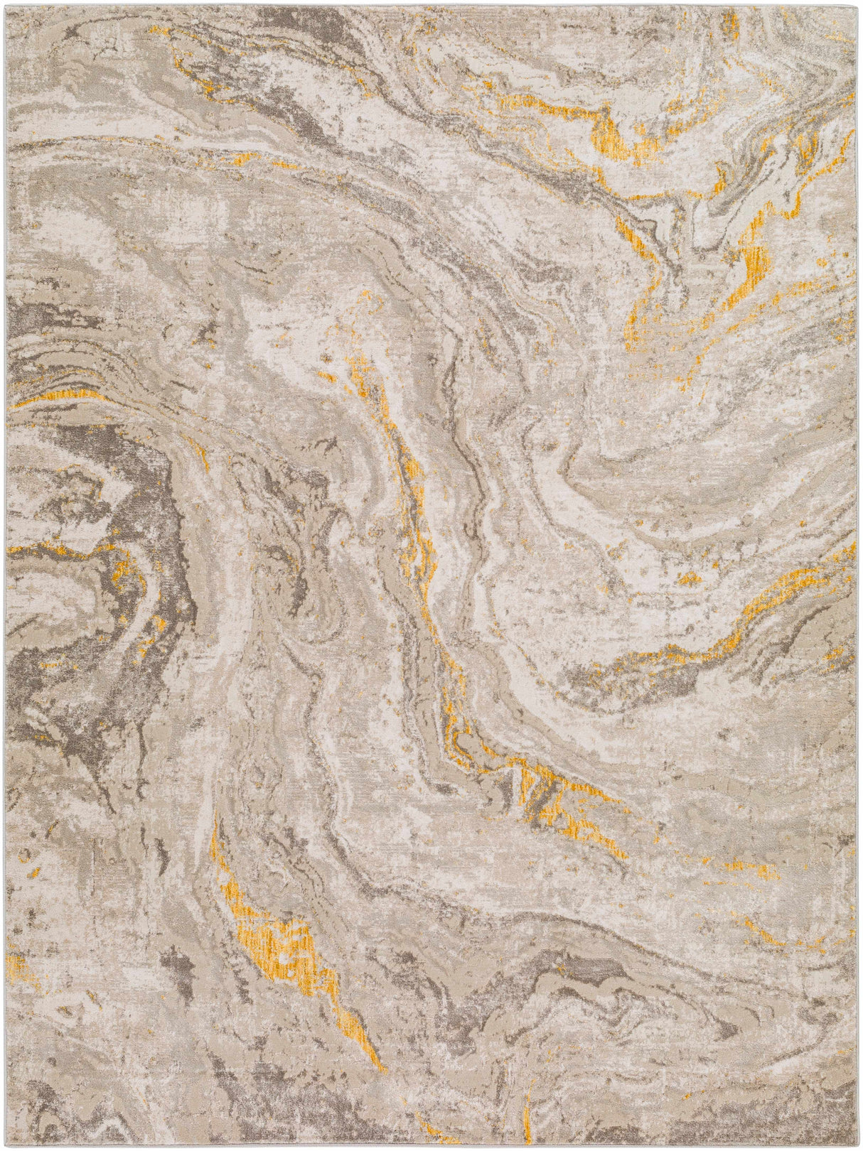 Akins Beige Marble Rug - Clearance