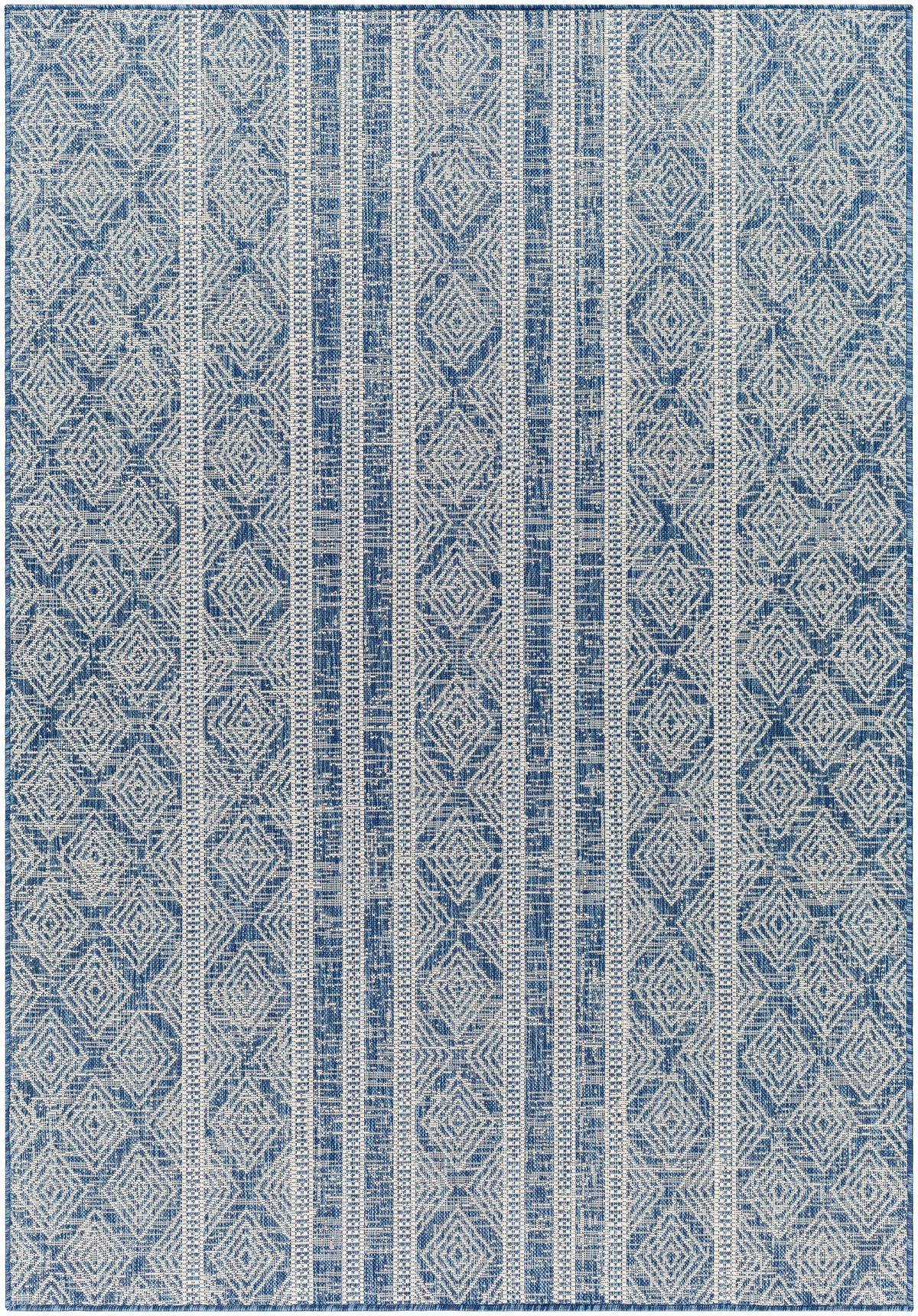 Gavin Blue Durable Outdoor Rug - Clearance