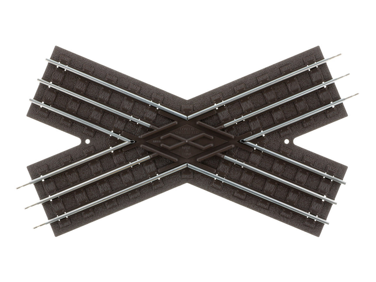 O-Scale O27 Tubular Crossover Track - 45°