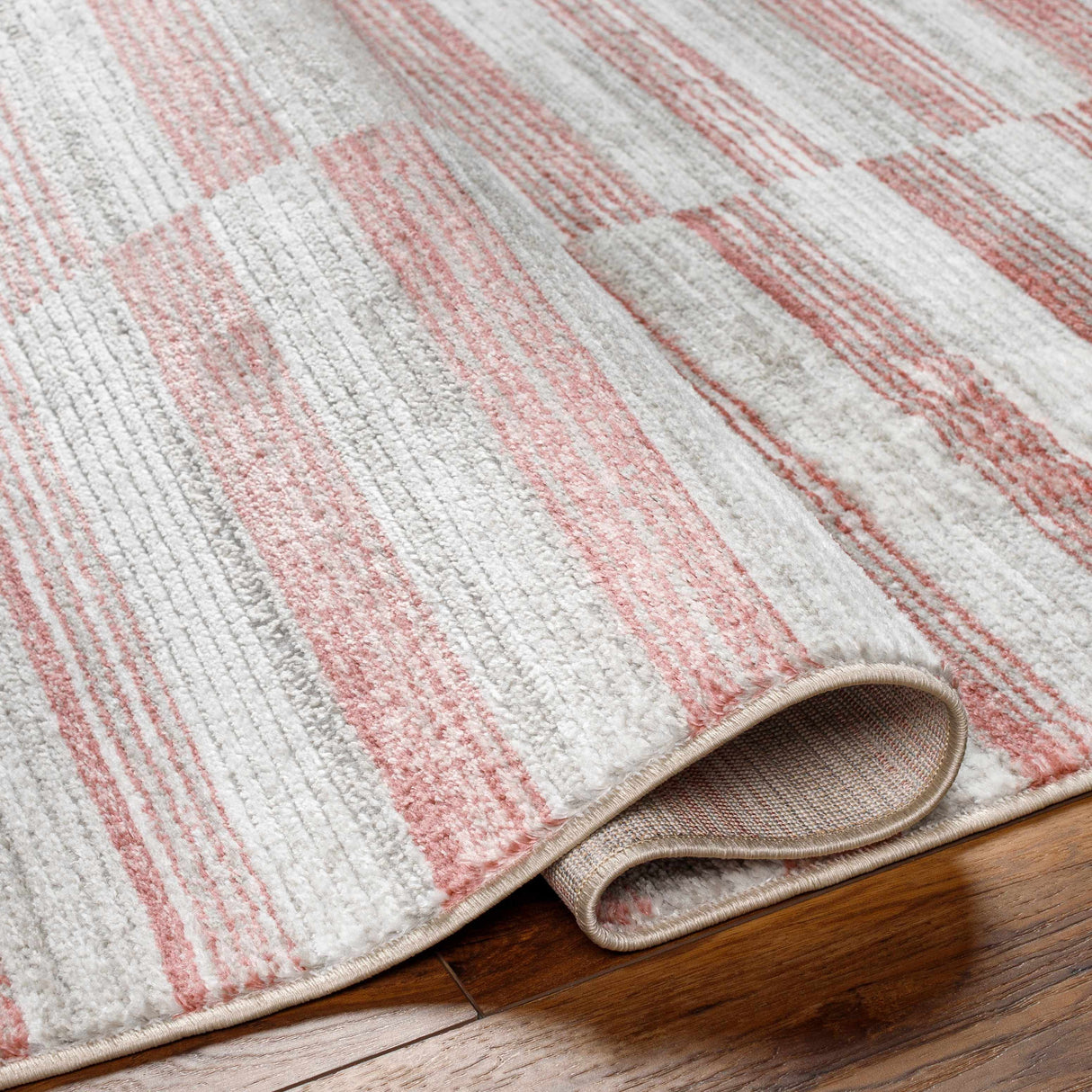 Gorou Pink Area Rug - Clearance