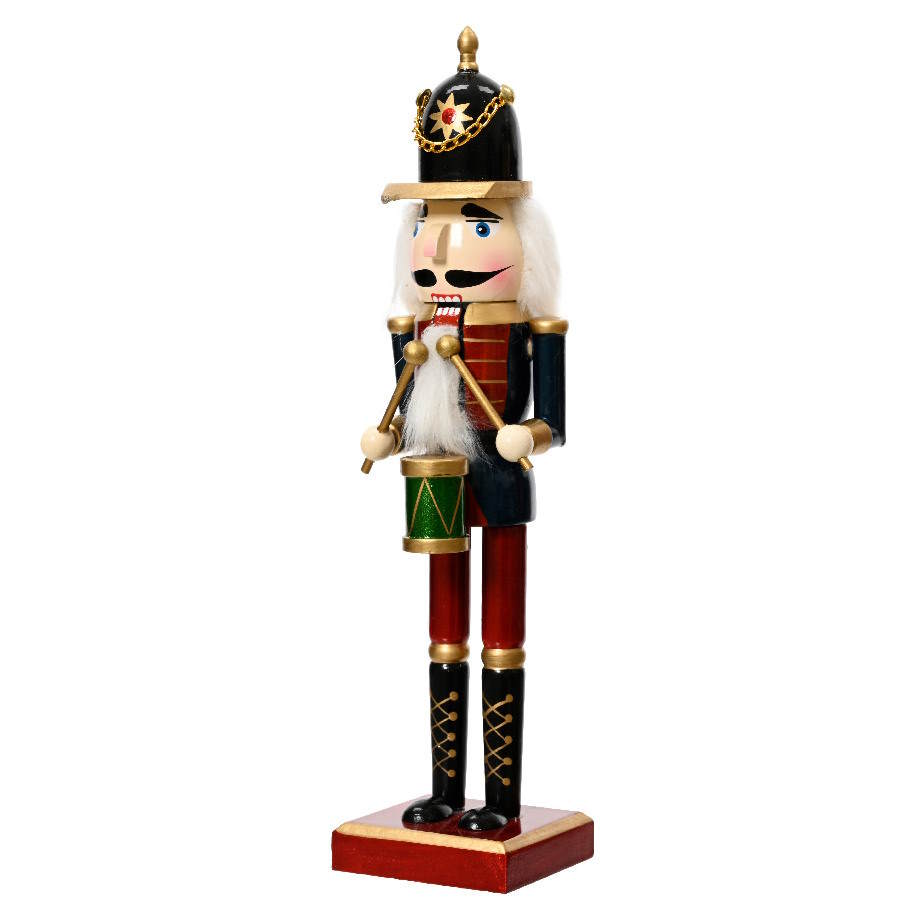 Nutcracker-Soldier-10.5-Inch-Wooden-Blue-with-Drum-Nutcrackers