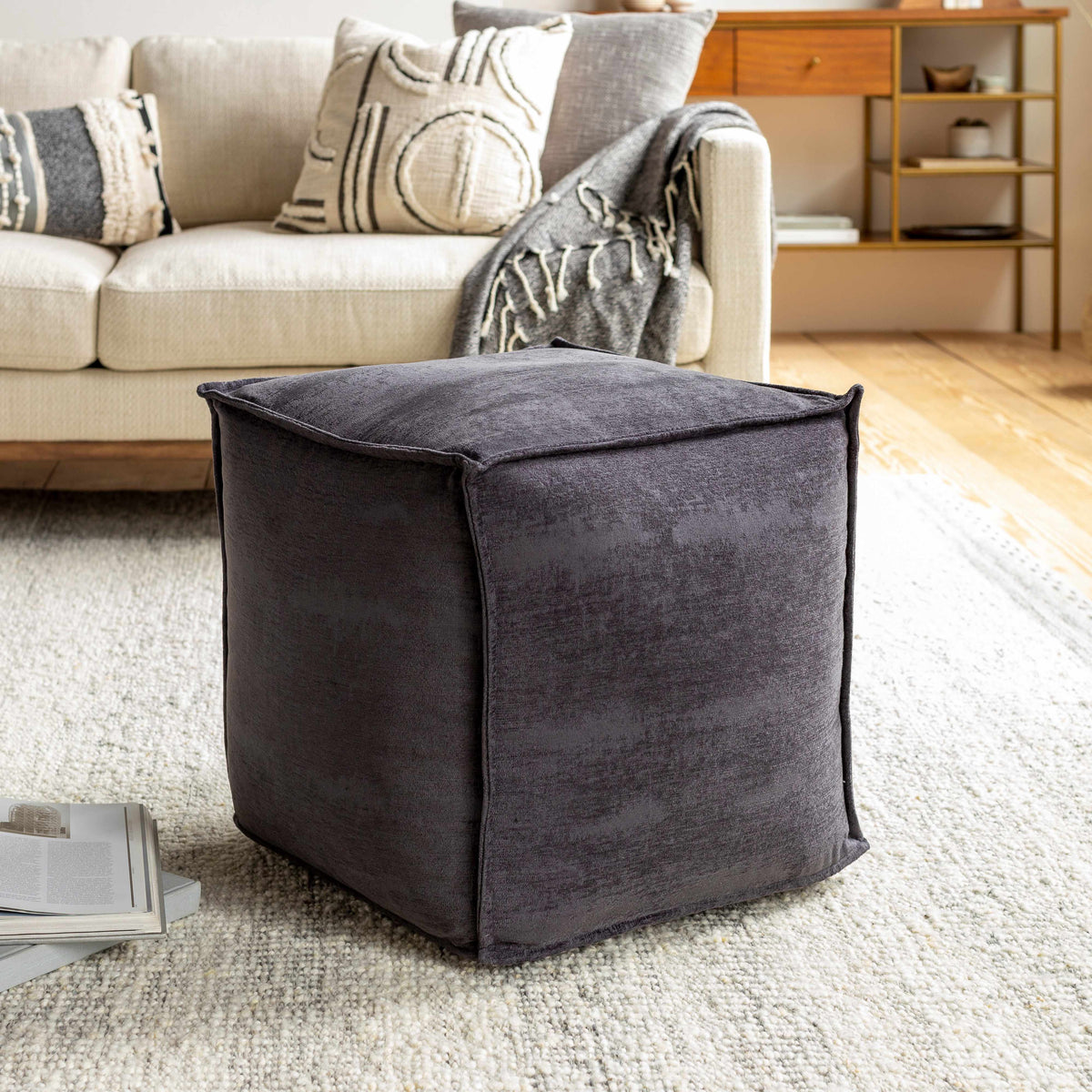 Strausstown Pouf - Clearance