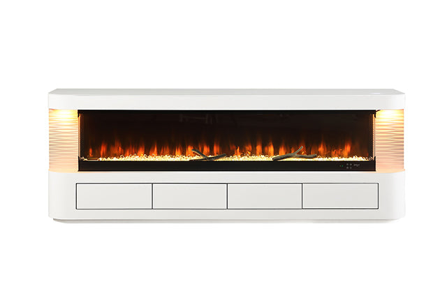 Luken - 71" TV Stand w/ Electric Fire Place