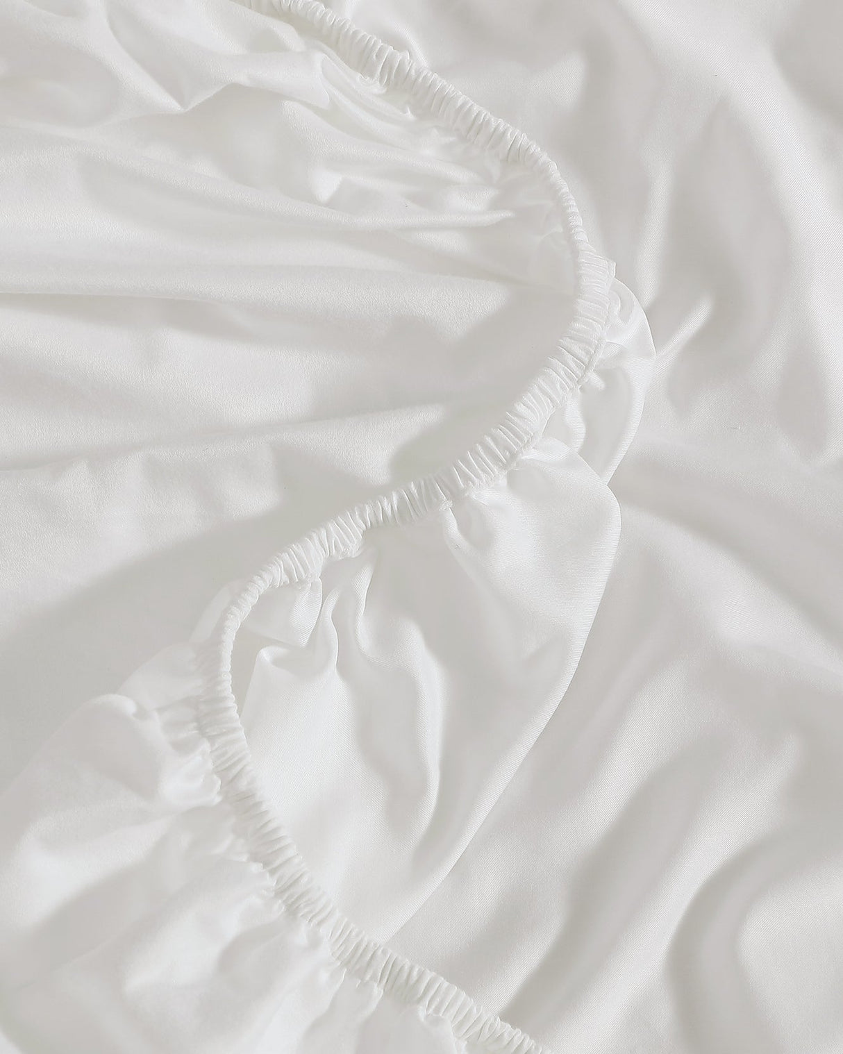 Luce Cotton Sateen Fitted Sheet