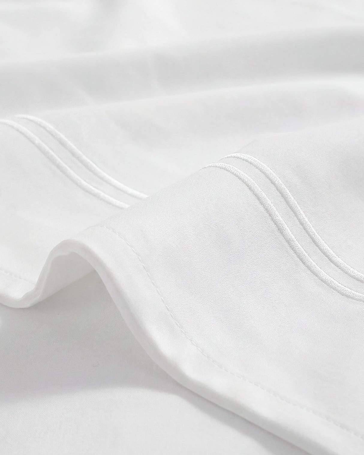 Luce Cotton Sateen Embroidered Top Sheet