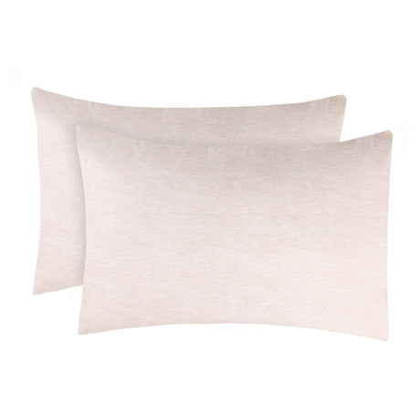 Superior Melange Flannel Cotton Two-Toned Fuzzy Pillowcases, Set of 2 - Pillowcases by Superior Brand