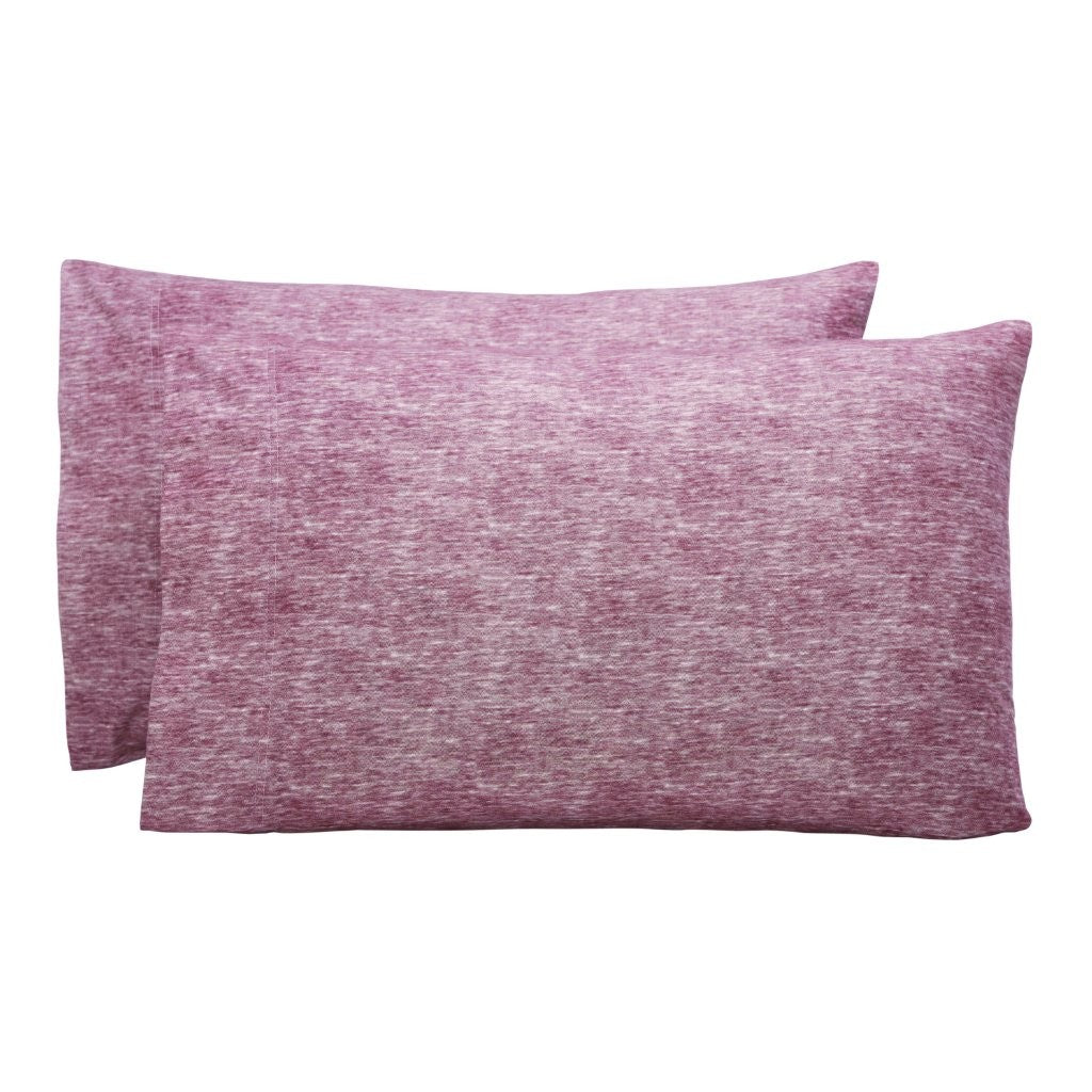 Superior Melange Flannel Cotton Two-Toned Fuzzy Pillowcases, Set of 2 - Pillowcases by Superior Brand