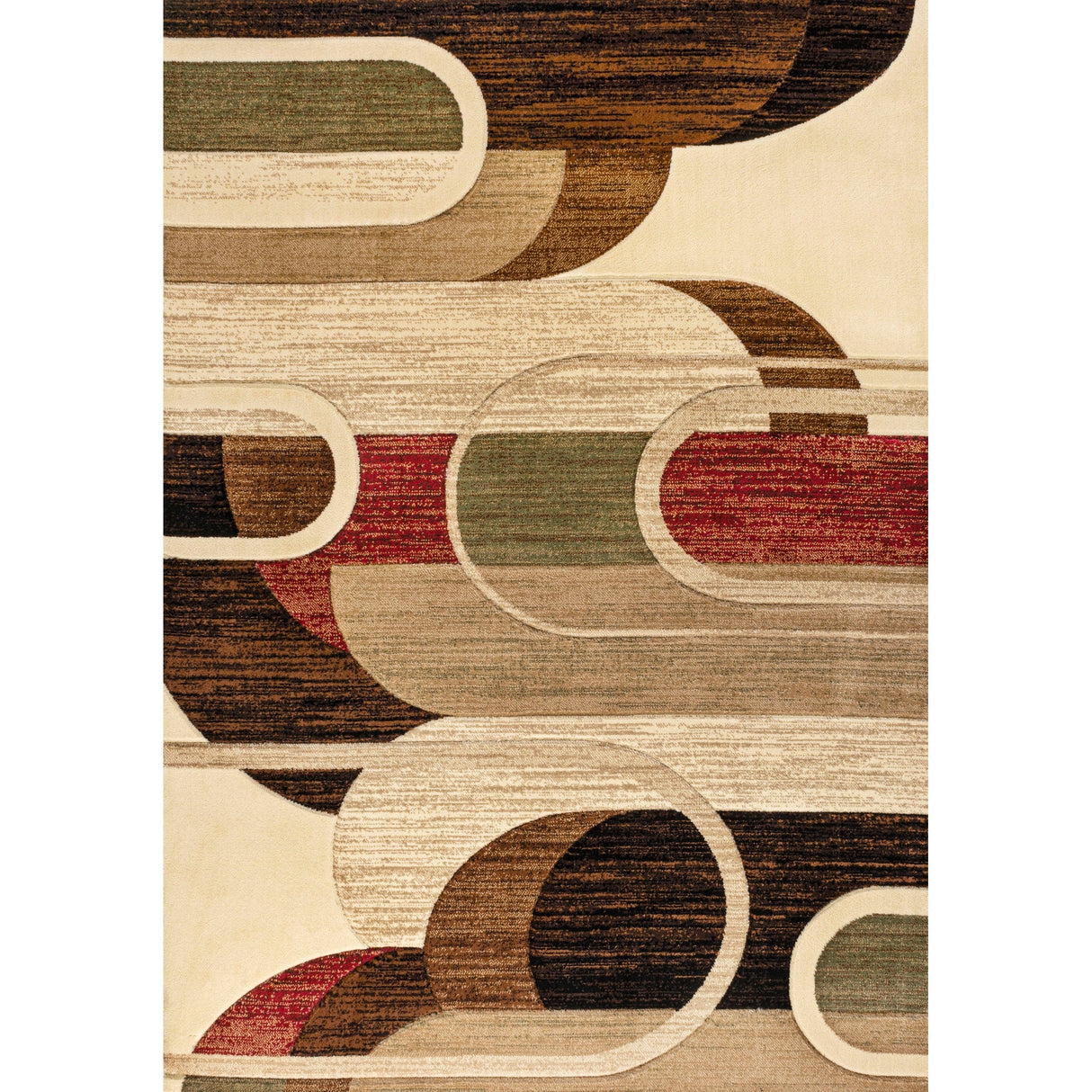 Tamara Retro Abstract Arches Area Rug - Tuesday Morning - Area Rugs