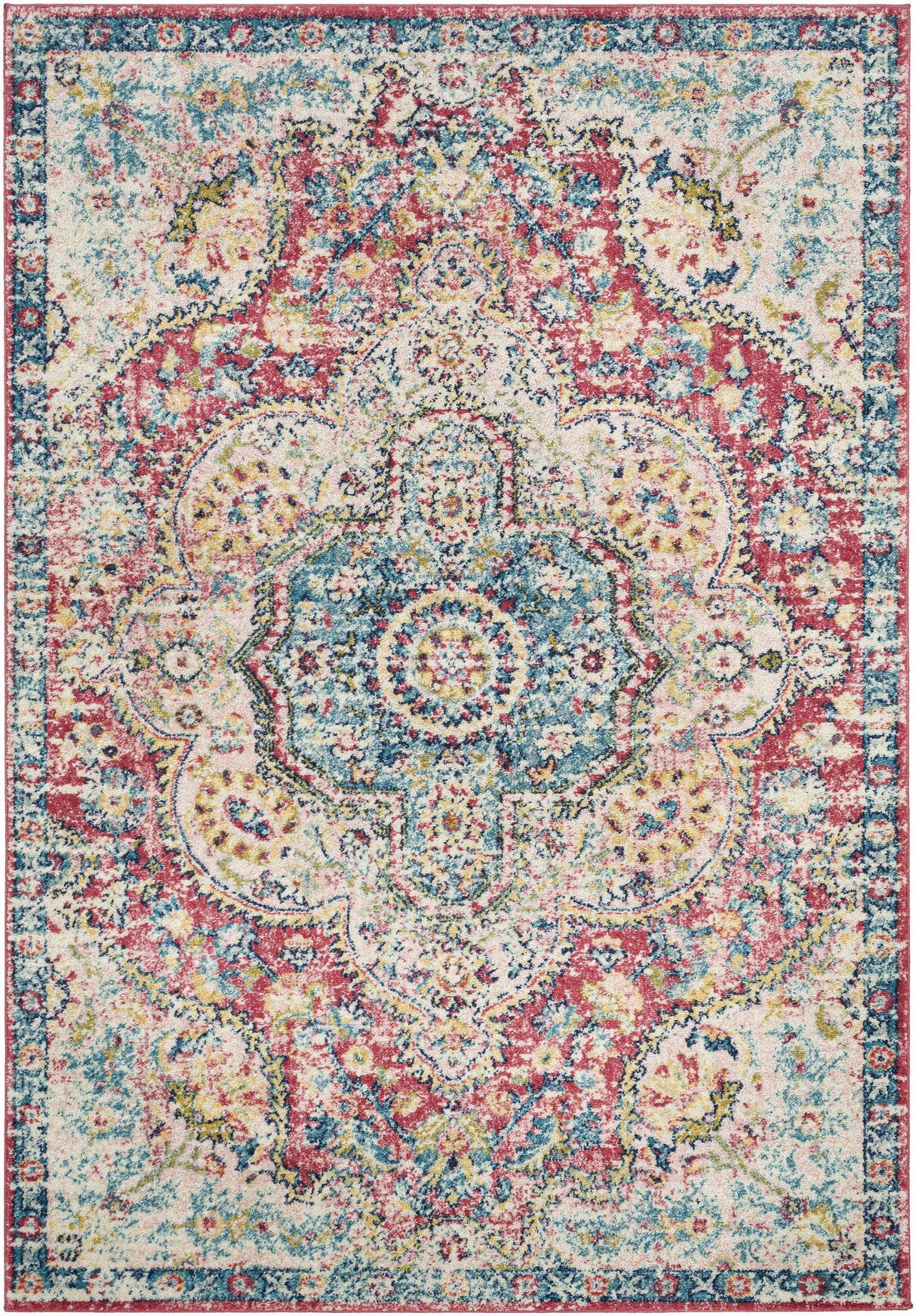 Simsbury Red Area Rug