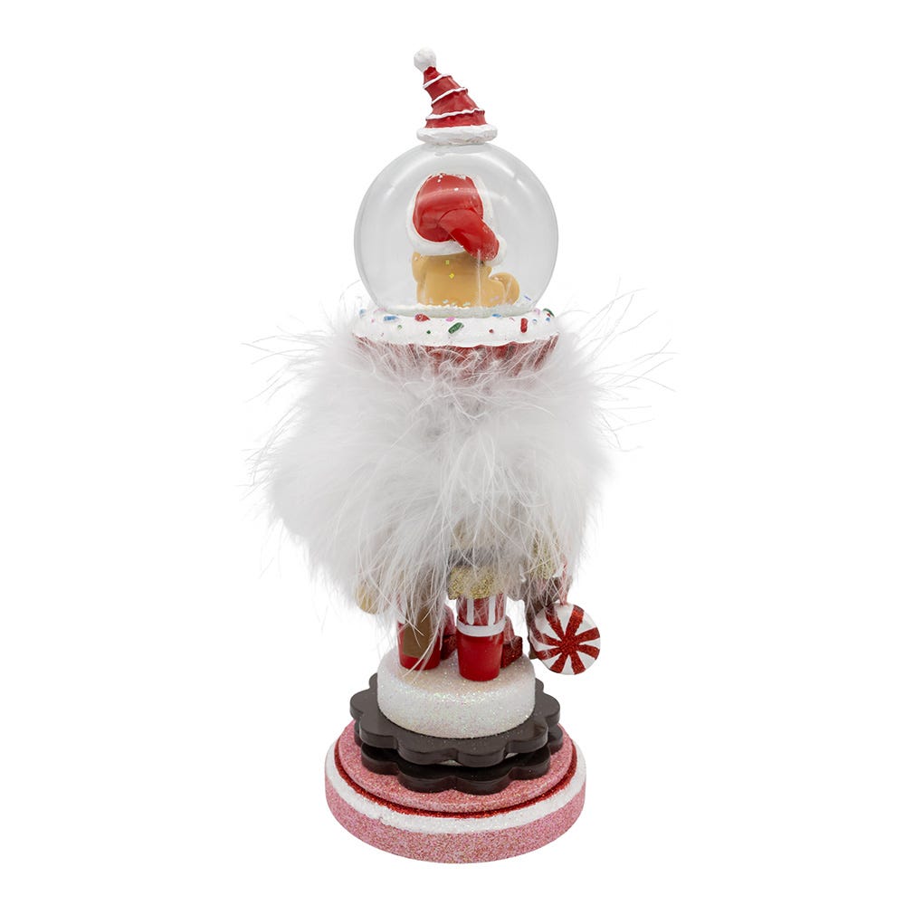 Hollywood Gingerbread Water Globe Nutcracker - 10 Inch