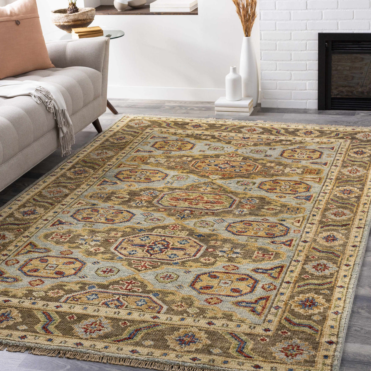 Temvik Handmade Wool Rug - Clearance