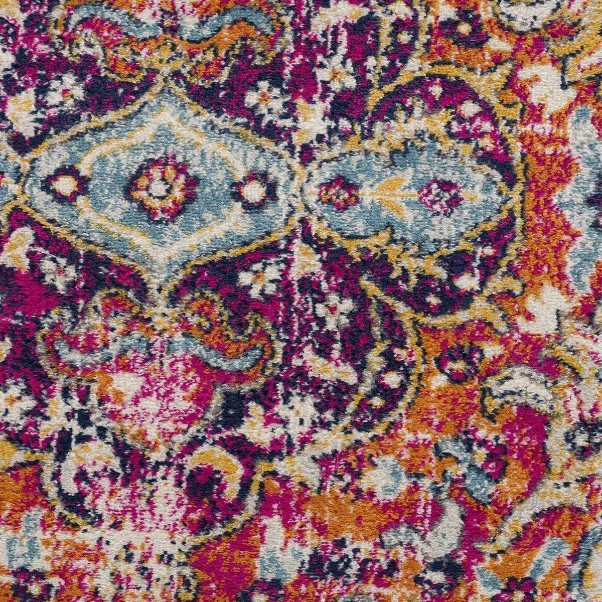 Tigrit Blue & Orange 2300 Area Rug - Clearance