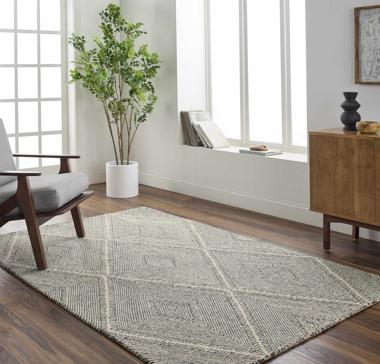 Tene Tufted Wool Area Rug