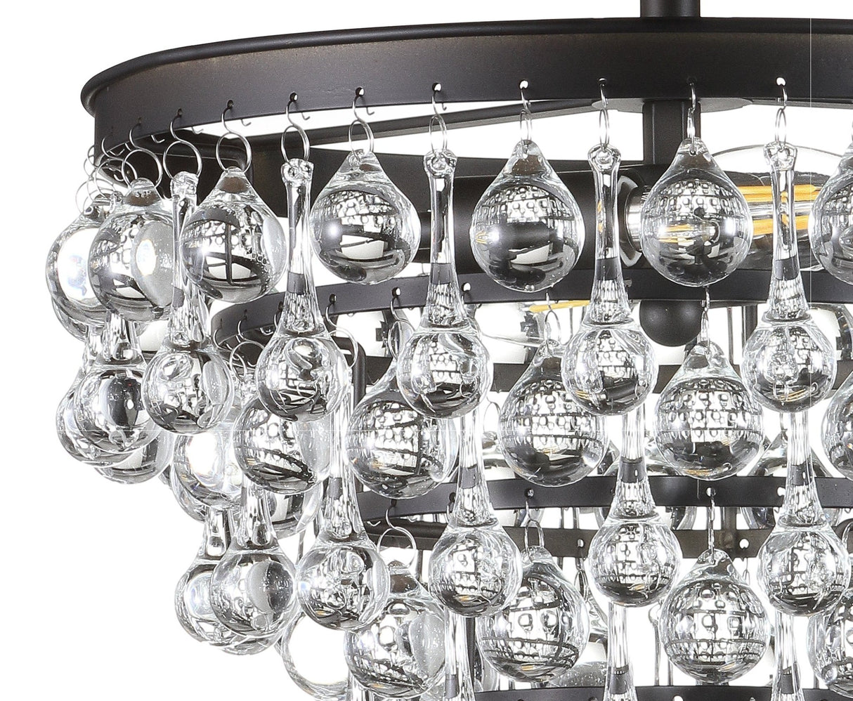 Toronto metal/crystal led flush mount - Tuesday Morning - Flush Mounts