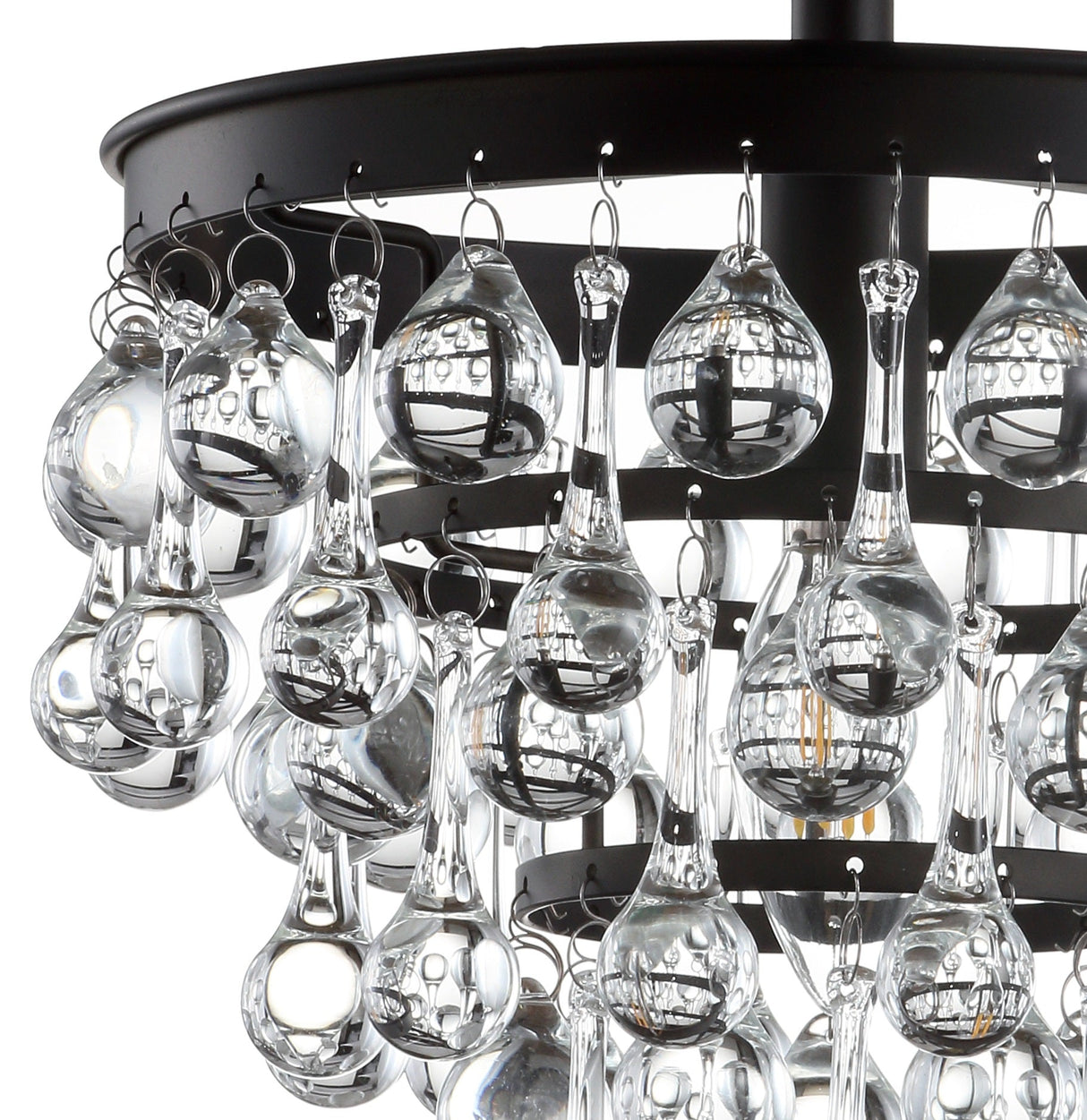 Toronto metal/crystal led flush mount - Tuesday Morning - Flush Mounts
