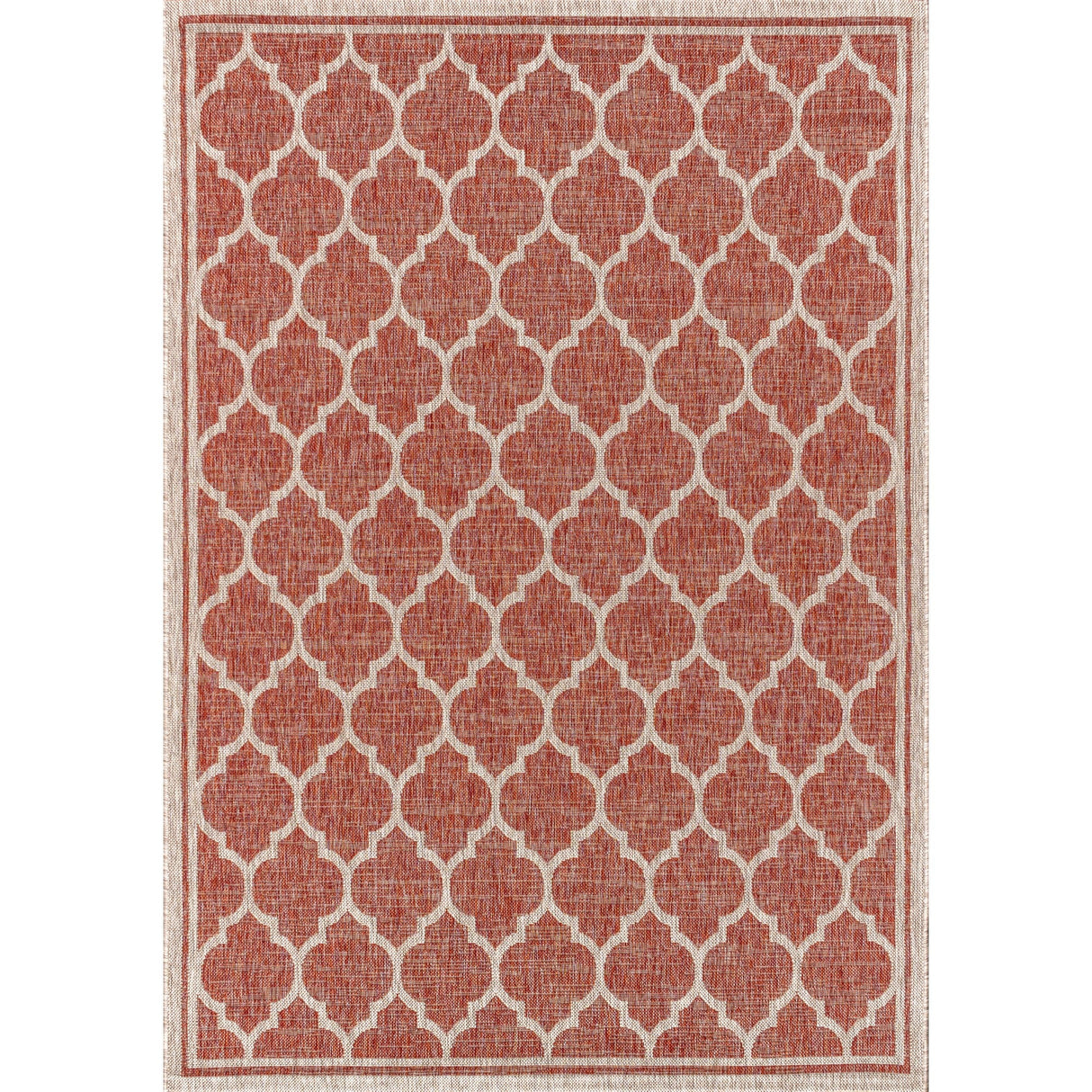 Trebol Moroccan Trellis Textured Weave Indoor/Outdoor Area Rug - Tuesday Morning - Area Rugs