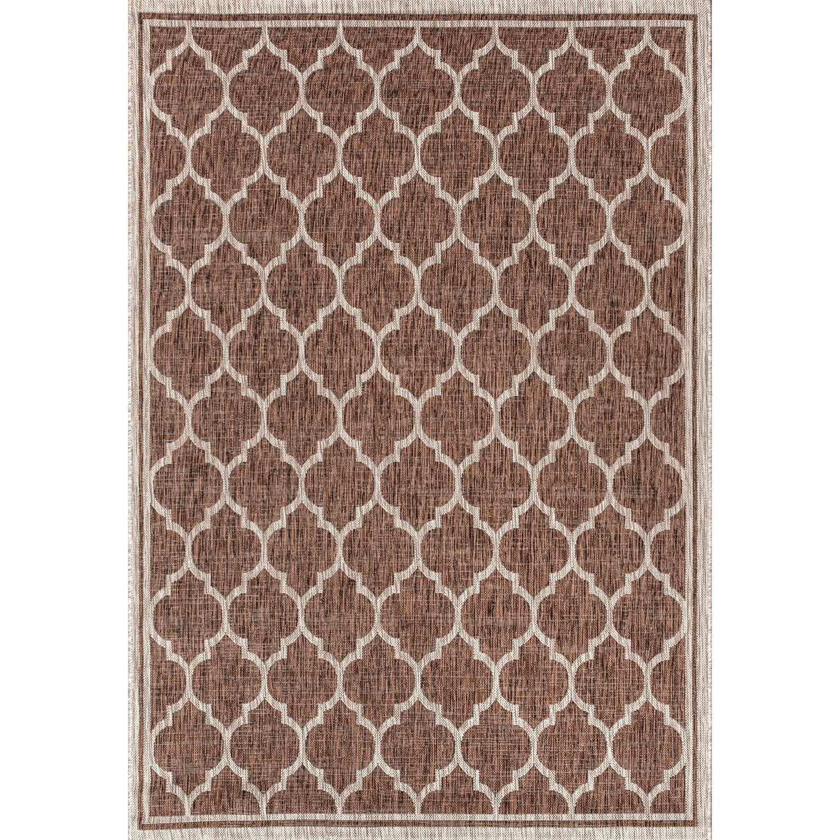Trebol Moroccan Trellis Textured Weave Indoor/Outdoor Area Rug - Tuesday Morning - Area Rugs
