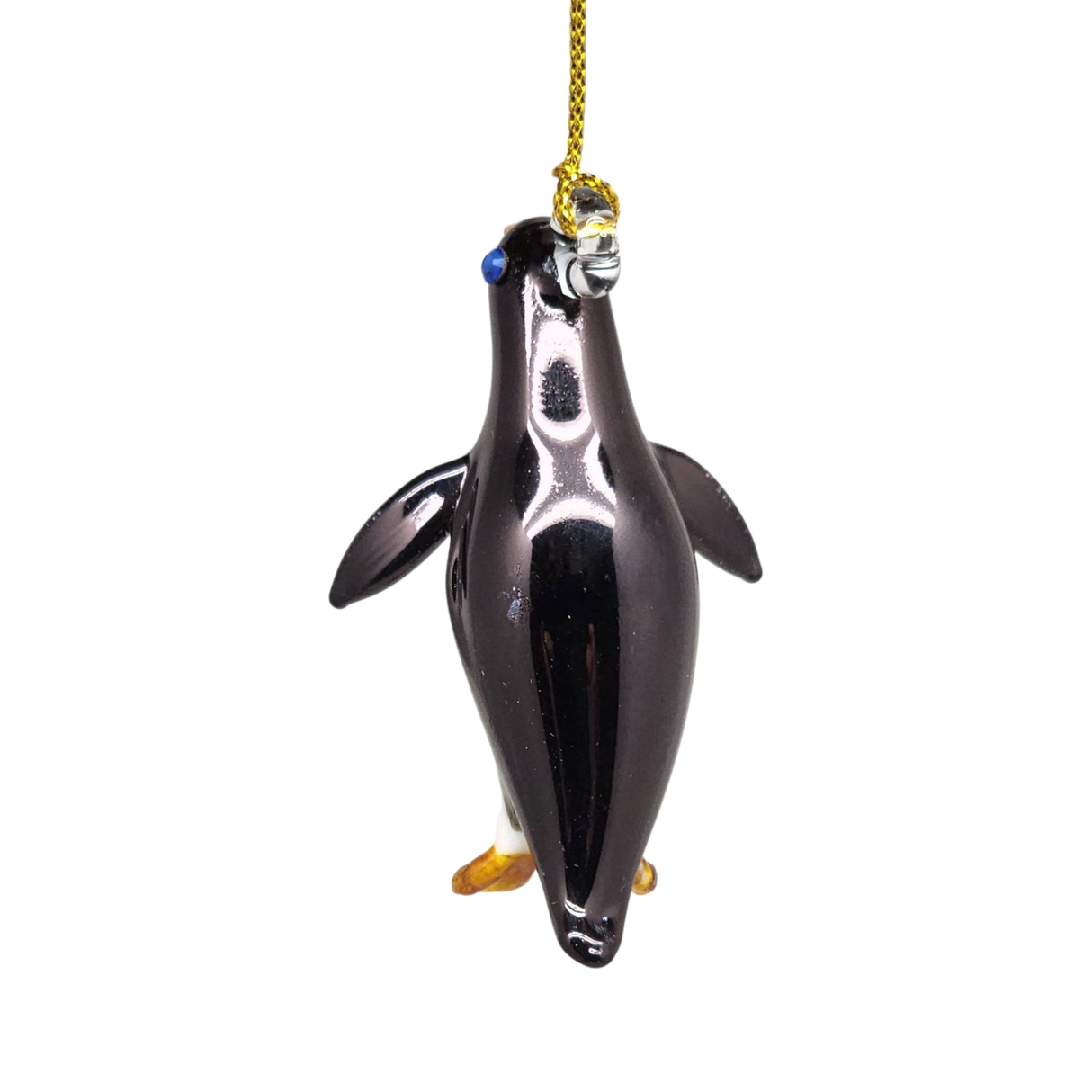 Egyptian Glass Penguin Ornament