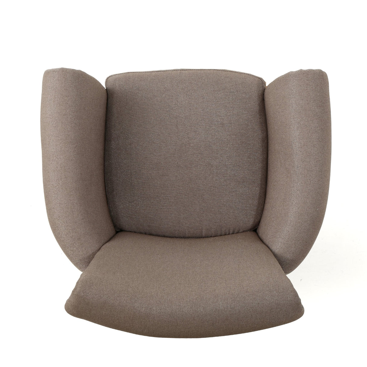 Upholstered Club Chair with Curved Design, Nailhead Trim and Rolled Armrests - Accent Chairs
