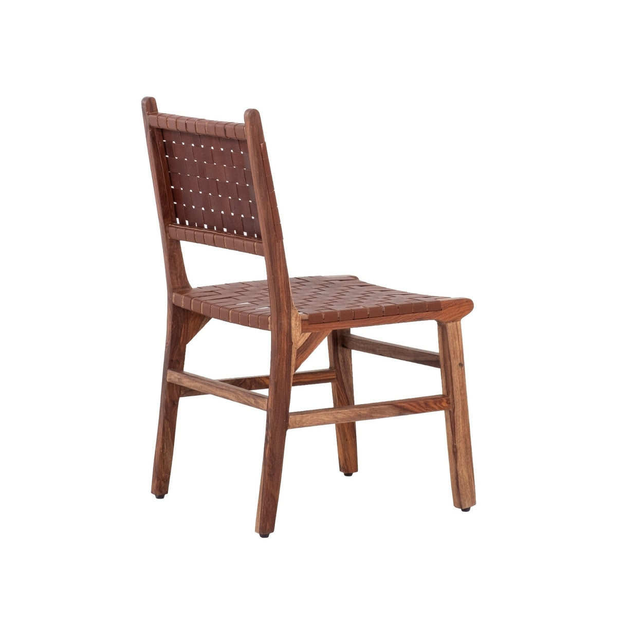 Upholstered Dining Chair with Open Back and Wood Frame, Set of 2 - Dining Chairs