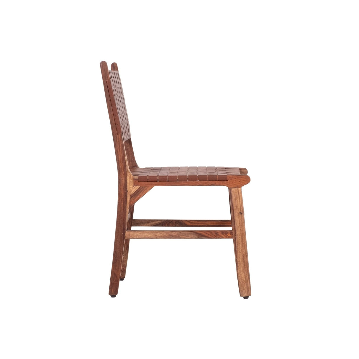 Upholstered Dining Chair with Open Back and Wood Frame, Set of 2 - Dining Chairs