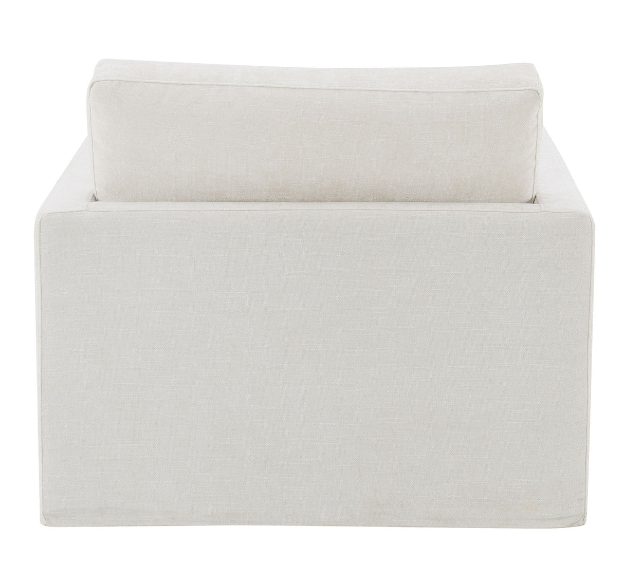 Upholstered Swivel Chair with Toss Pillow and Wood Frame - Accent Chairs