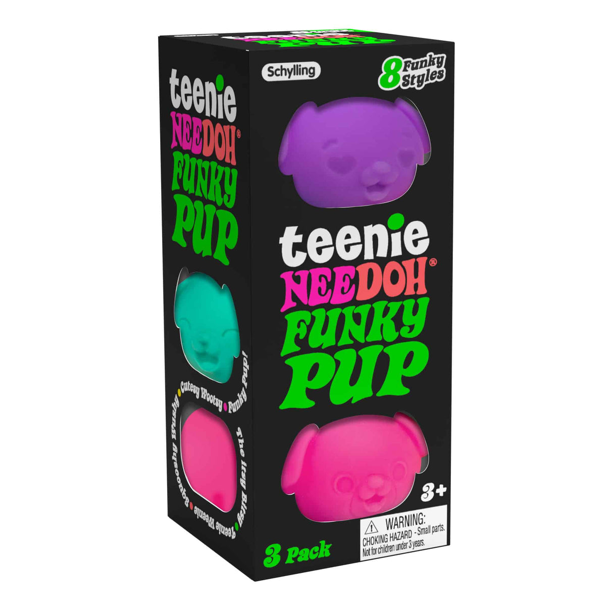 Teenie NeeDoh Funky Pup Set of Three