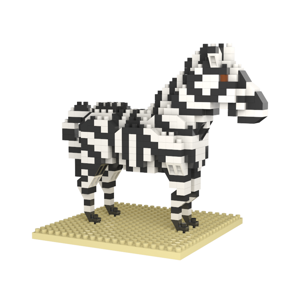 Mini Building Blocks - Zebra