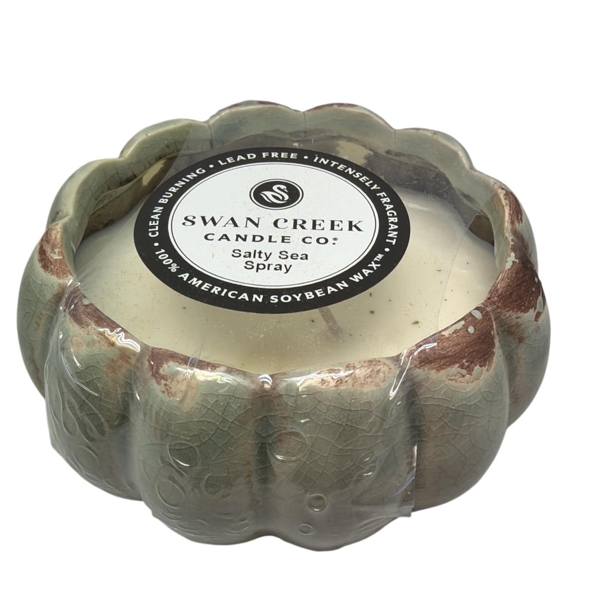 Small Petal Bowl Soy Candle - Salty Sea Spray