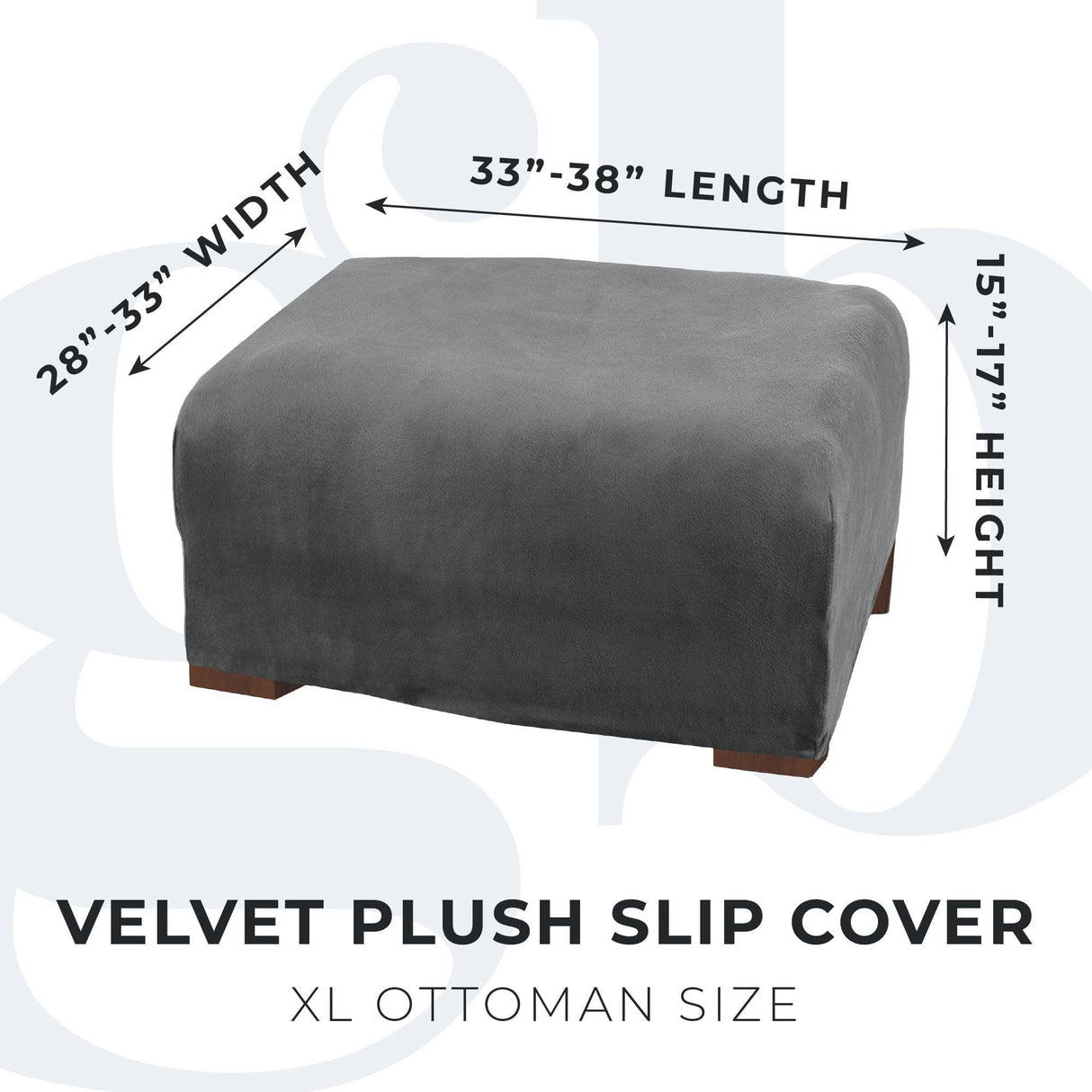 Velvet Stretch Slipcover - Gale Collection